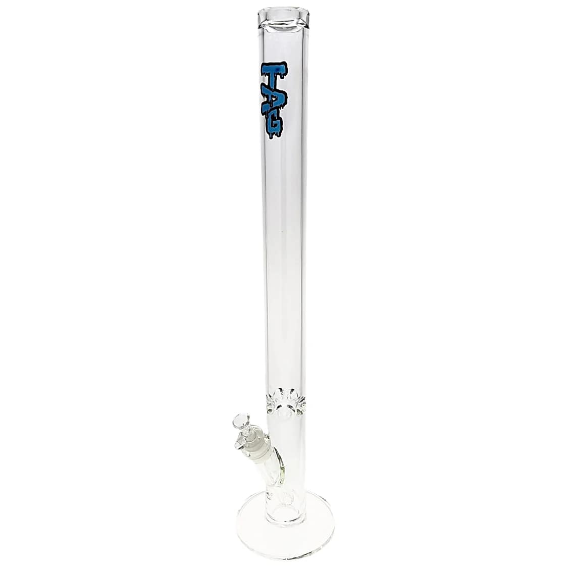 Thick Ass Glass 30" TAG Straight Tube Bong 50x9MM with Beaker Base & Versatile Downstem