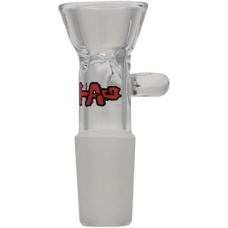 Thick Ass Glass Tie-Dye Pinched Screen Bong Slide w/ Handle - 14-19mm