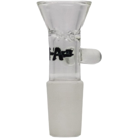 Thick Ass Glass Tie-Dye Pinched Screen Bong Slide w/ Handle - 14-19mm