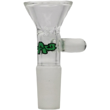 Thick Ass Glass Tie-Dye Pinched Screen Bong Slide w/ Handle - 14-19mm