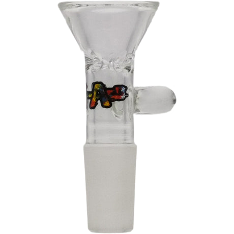 Thick Ass Glass Tie-Dye Pinched Screen Bong Slide w/ Handle - 14-19mm