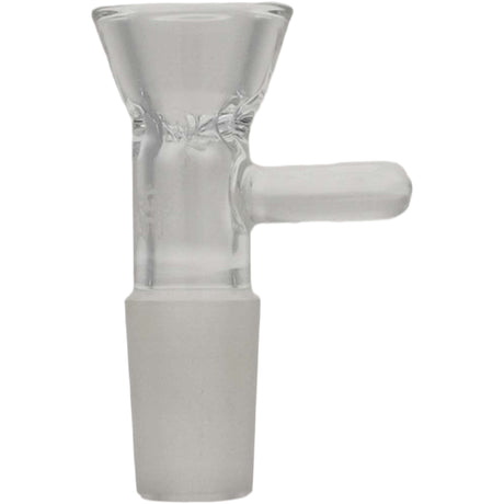 Thick Ass Glass Tie-Dye Pinched Screen Bong Slide w/ Handle - 14-19mm
