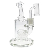 Thick Ass Glass 7.5" Bent Neck Bong with 12-Arm Tree Diffuser