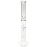 Thick Ass Glass 20" Triple Honeycomb Quartz Bong w/ Spinning Guard