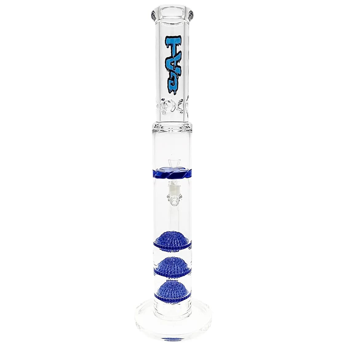 Thick Ass Glass 20" Triple Disc & Spinning Guard Bong 50x7MM 18MM Female