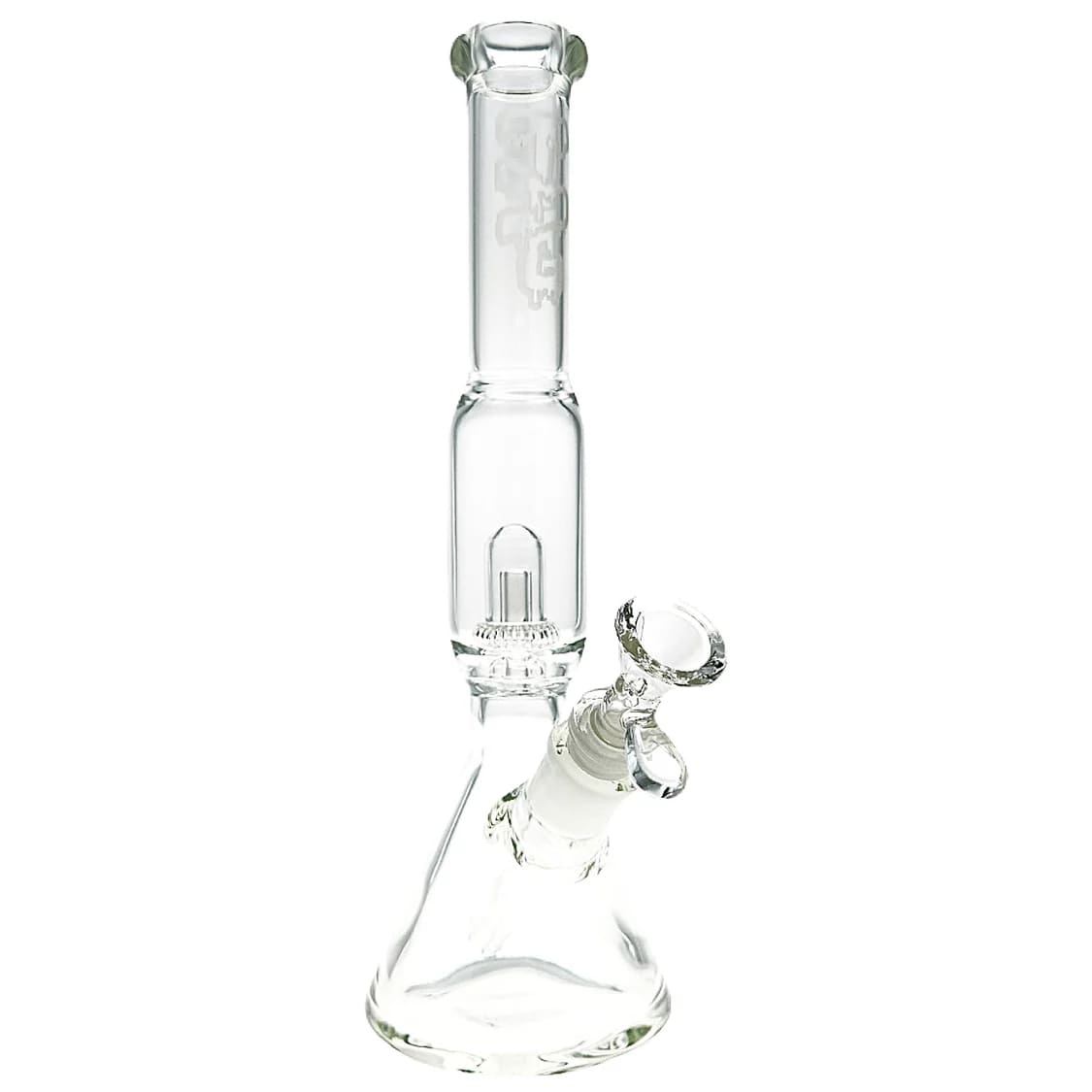 Thick Ass Glass 12" Durable Beaker Bong w/ UFO & Slit-Diffuser Percolators