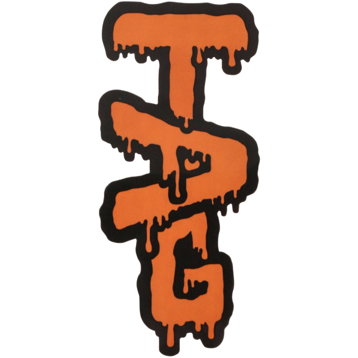 Thick Ass Glass Vibrant Wavy Label Sticker 3.5"x2" - Rasta/Tie Dye/Yellow