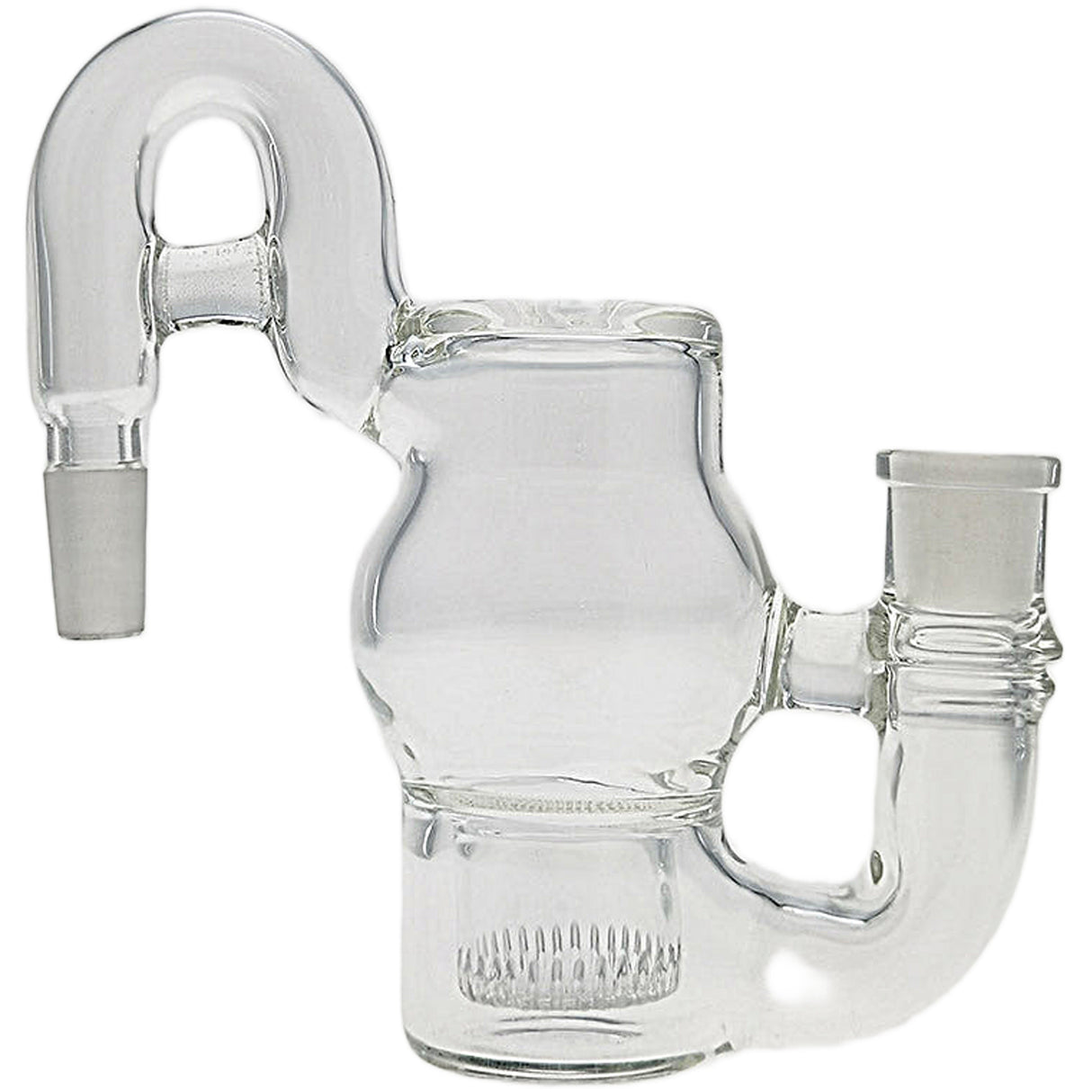 Thick Ass Glass 5.5" Showerhead Ashcatcher with Recycler - 14MM Joint