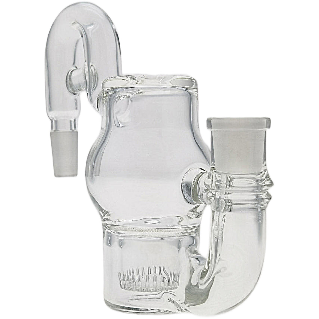 Thick Ass Glass 5.5" Showerhead Ashcatcher with Recycler - 14MM Joint