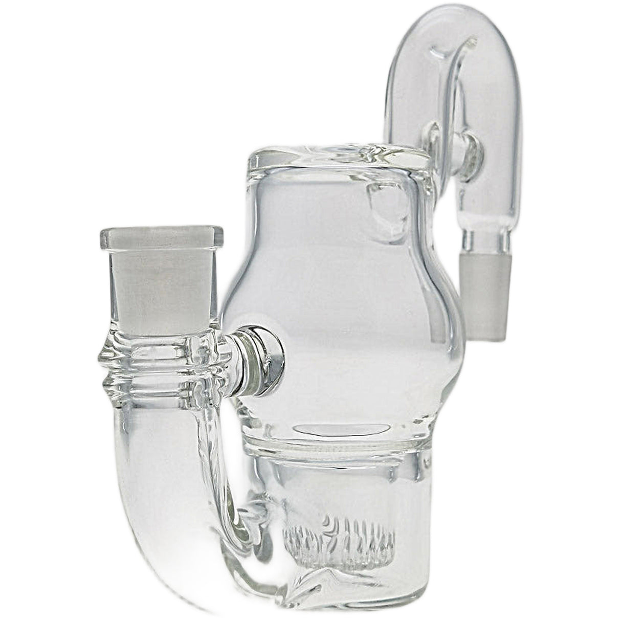 Thick Ass Glass 5.5" Showerhead Ashcatcher with Recycler - 14MM Joint