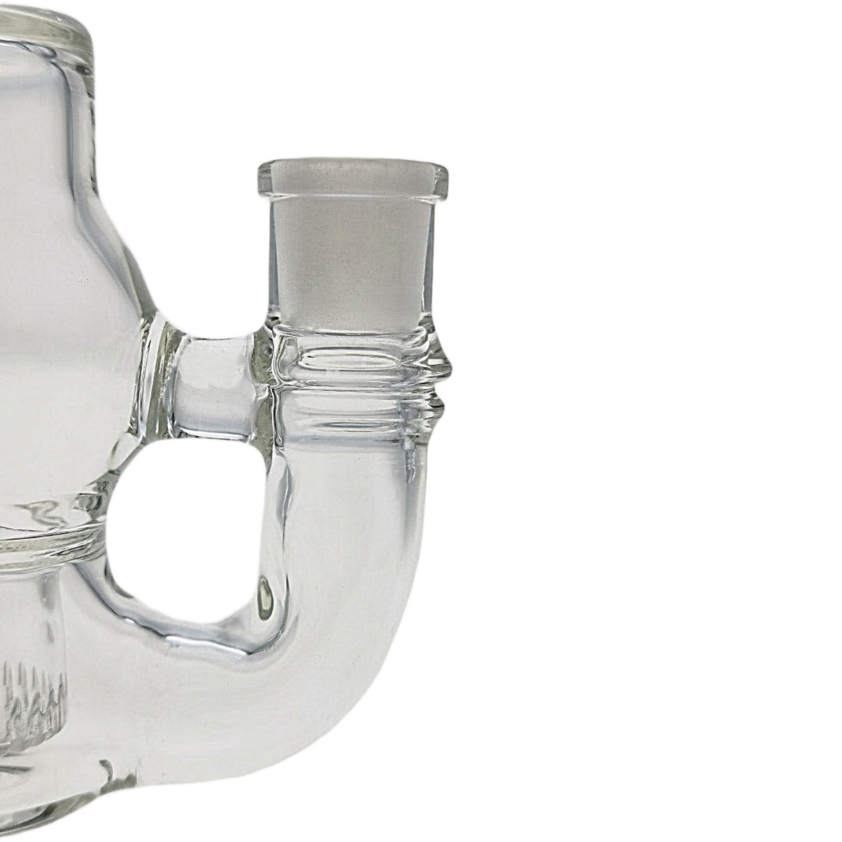 Thick Ass Glass 5.5" Showerhead Ashcatcher with Recycler - 14MM Joint