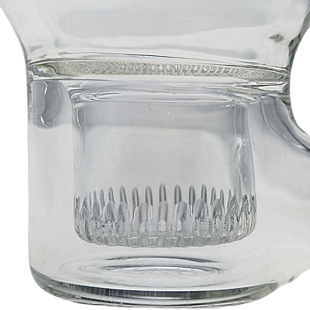 Thick Ass Glass 5.5" Showerhead Ashcatcher with Recycler - 14MM Joint