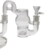 Thick Ass Glass 5.5" Showerhead Ashcatcher with Recycler - 14MM Joint