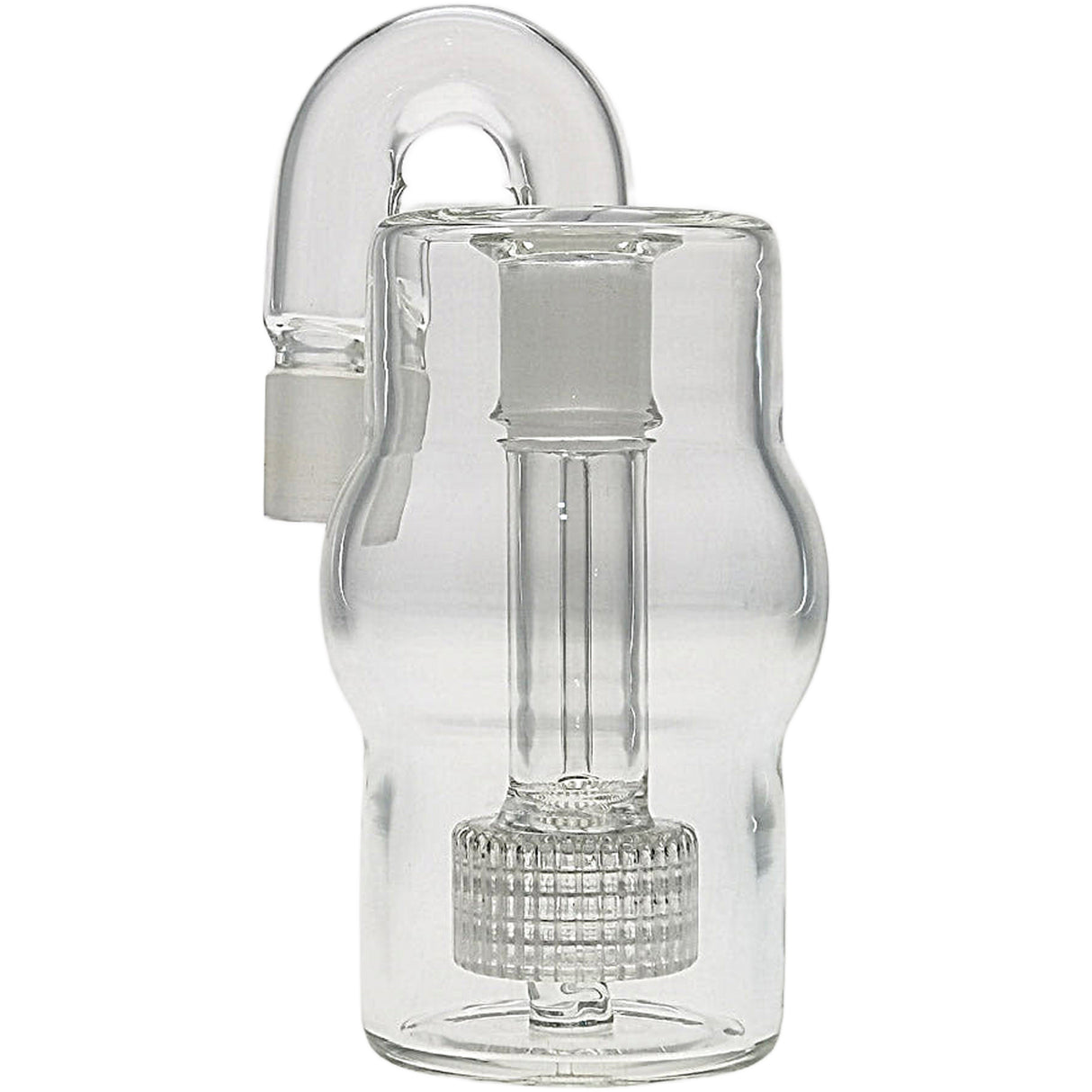 Thick Ass Glass 6.5" Matrix Ash Catcher 18MM M-F Super Slit Percolator