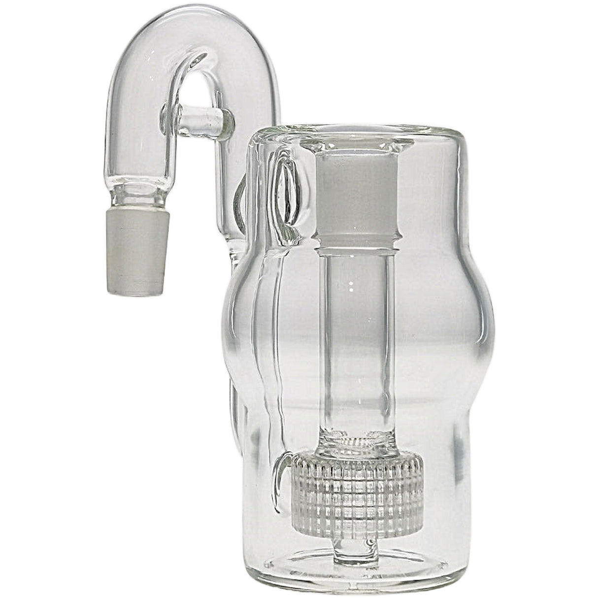 Thick Ass Glass 6.5" Matrix Ash Catcher 18MM M-F Super Slit Percolator