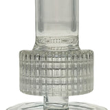 Thick Ass Glass 6.5" Matrix Ash Catcher 18MM M-F Super Slit Percolator