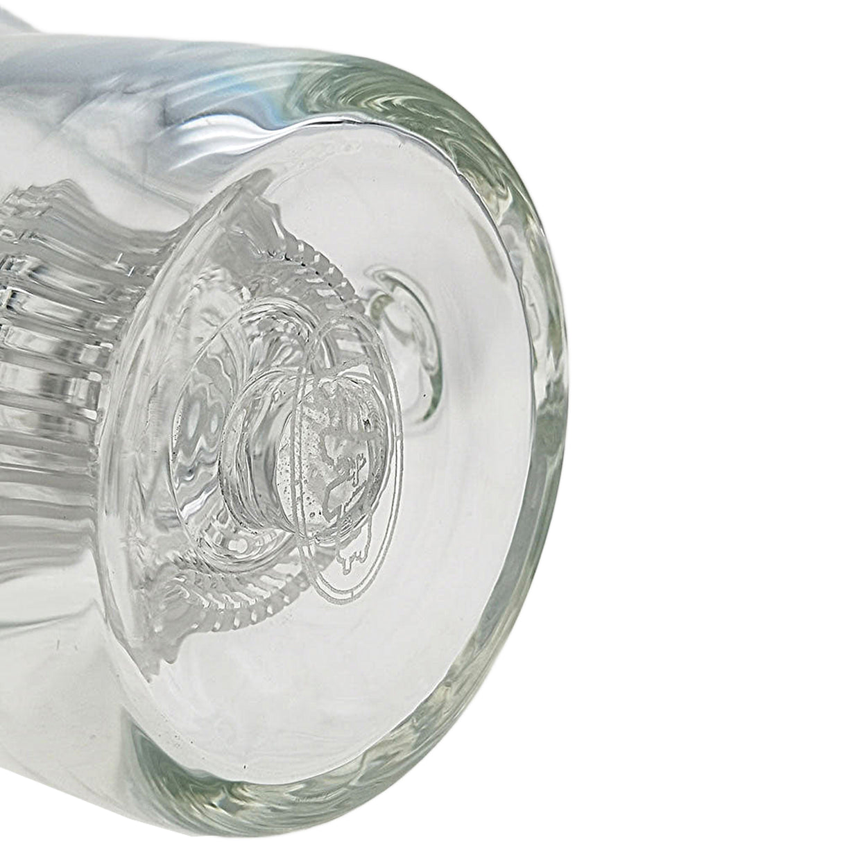 Thick Ass Glass 6.5" Matrix Ash Catcher 18MM M-F Super Slit Percolator