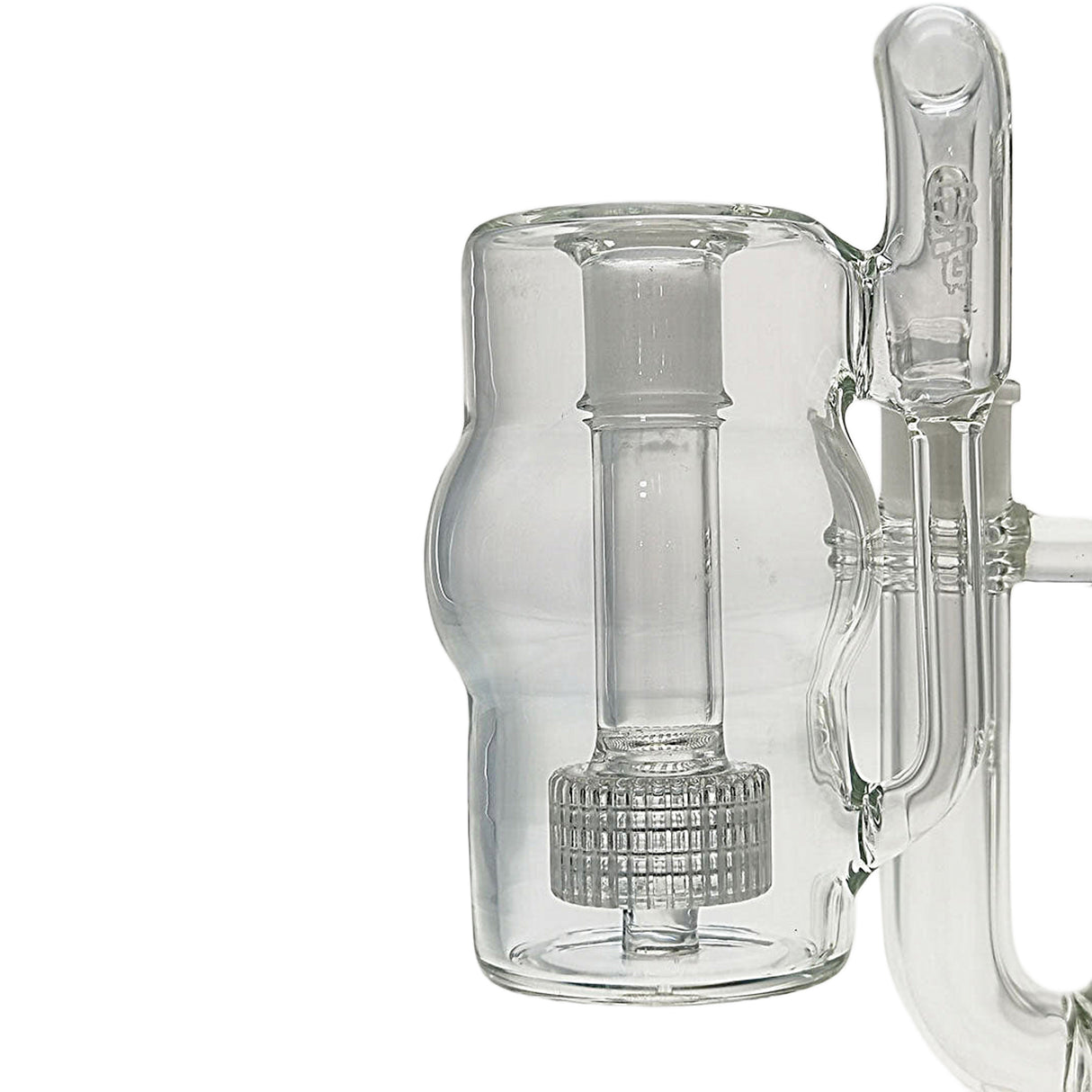 Thick Ass Glass 6.5" Matrix Ash Catcher 18MM M-F Super Slit Percolator