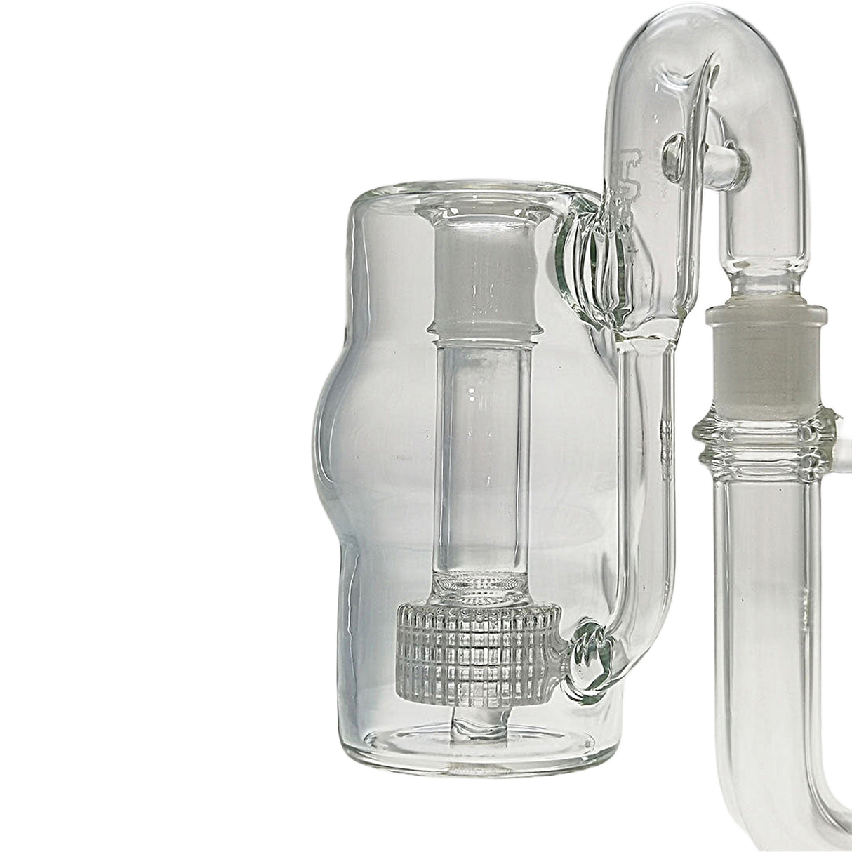 Thick Ass Glass 6.5" Matrix Ash Catcher 18MM M-F Super Slit Percolator