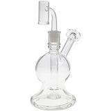 Thick Ass Glass 6" Globe Rig w/ Froth Showerhead Percolator 14MM Female