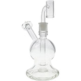 Thick Ass Glass 6" Globe Rig w/ Froth Showerhead Percolator 14MM Female