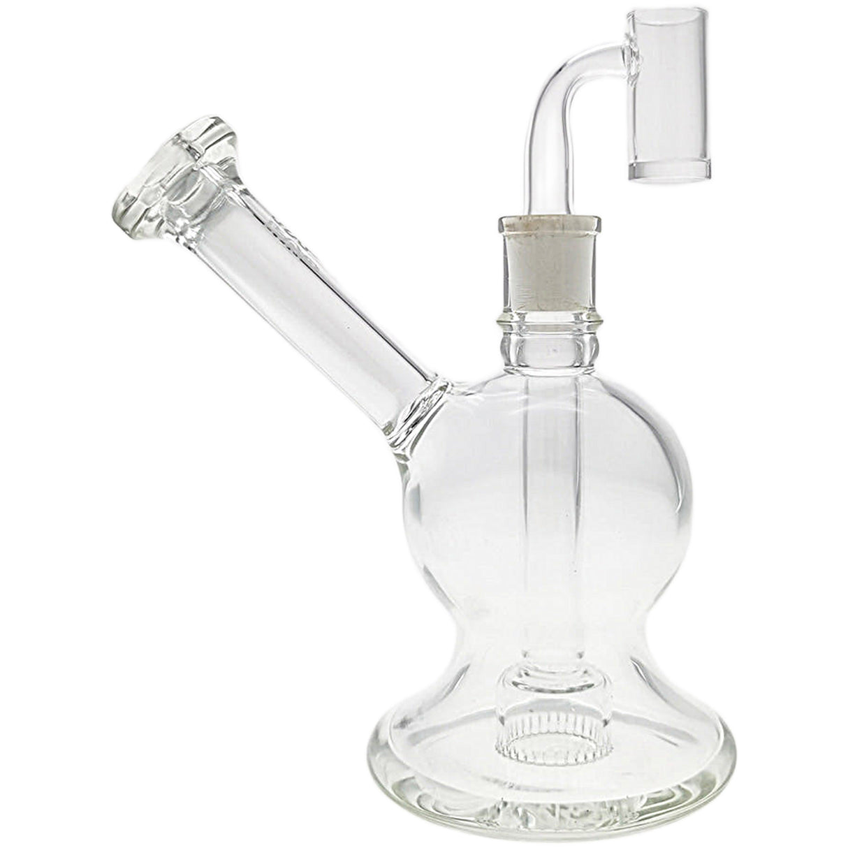 Thick Ass Glass 6" Globe Rig w/ Froth Showerhead Percolator 14MM Female