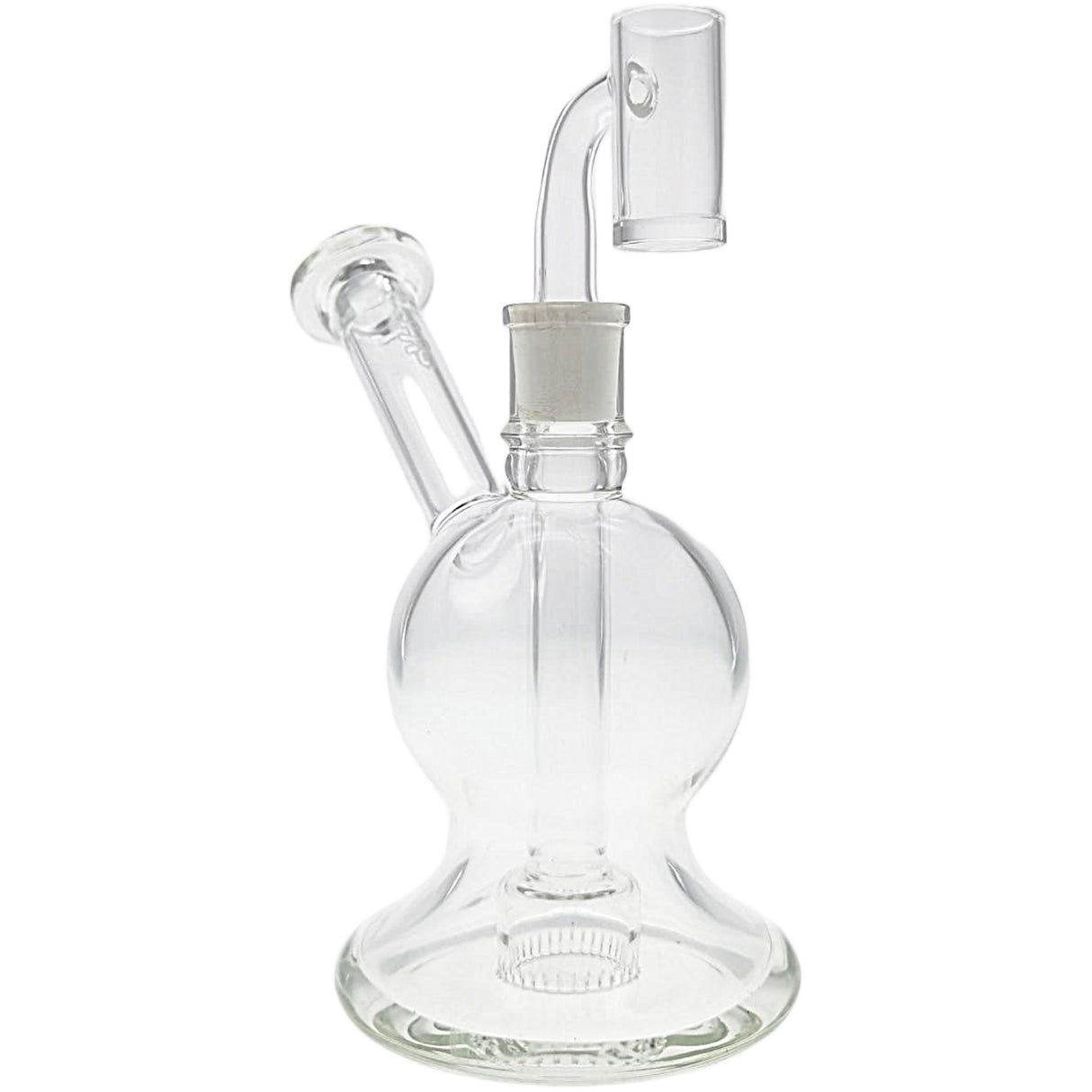 Thick Ass Glass 6" Globe Rig w/ Froth Showerhead Percolator 14MM Female
