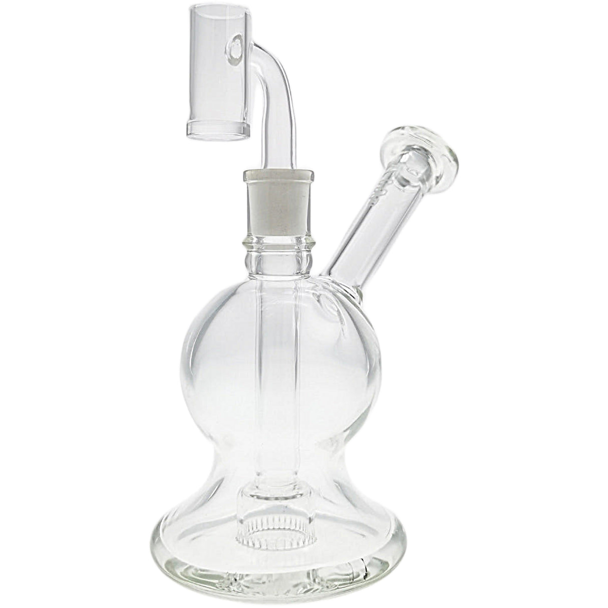 Thick Ass Glass 6" Globe Rig w/ Froth Showerhead Percolator 14MM Female