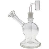 Thick Ass Glass 6" Globe Rig w/ Froth Showerhead Percolator 14MM Female