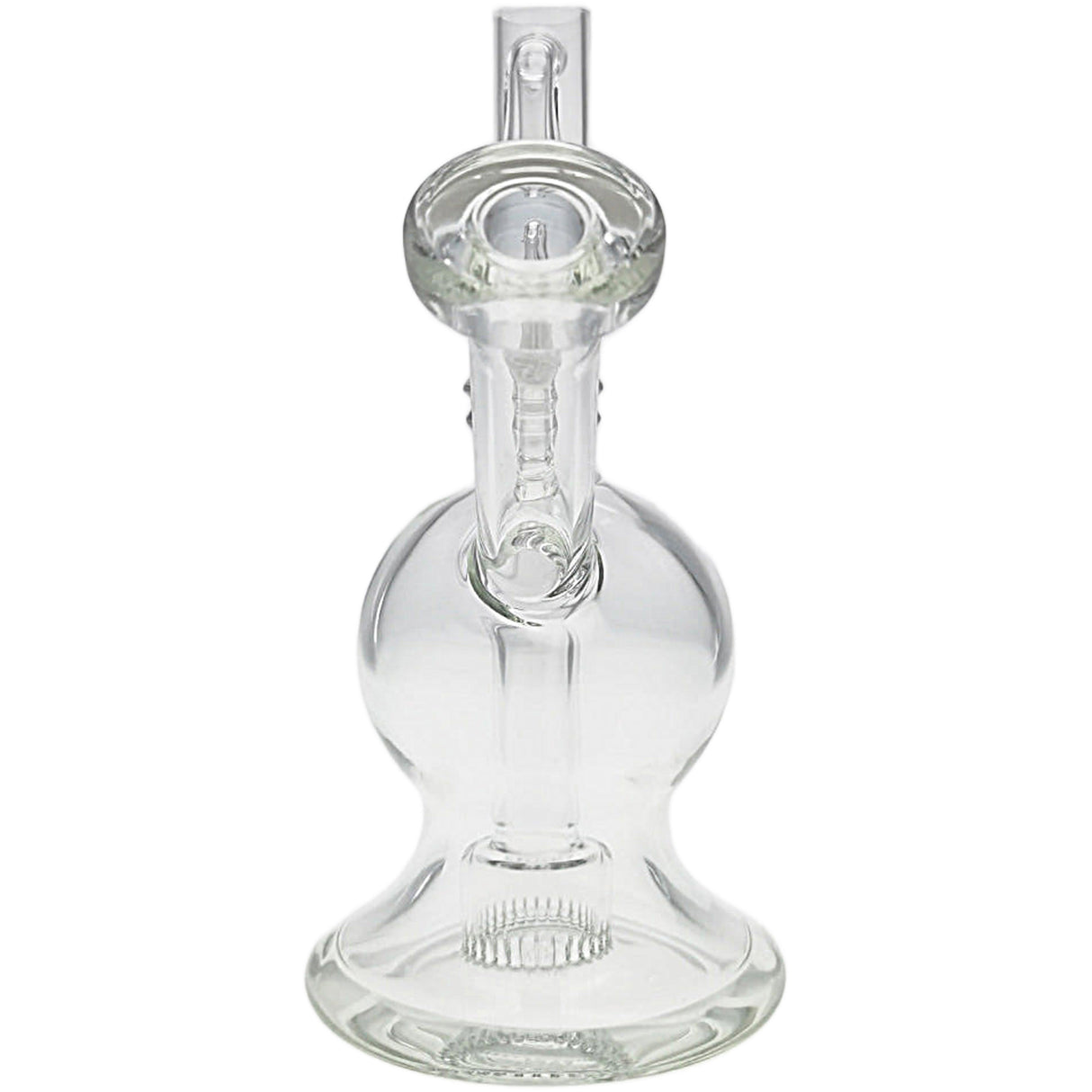 Thick Ass Glass 6" Globe Rig w/ Froth Showerhead Percolator 14MM Female