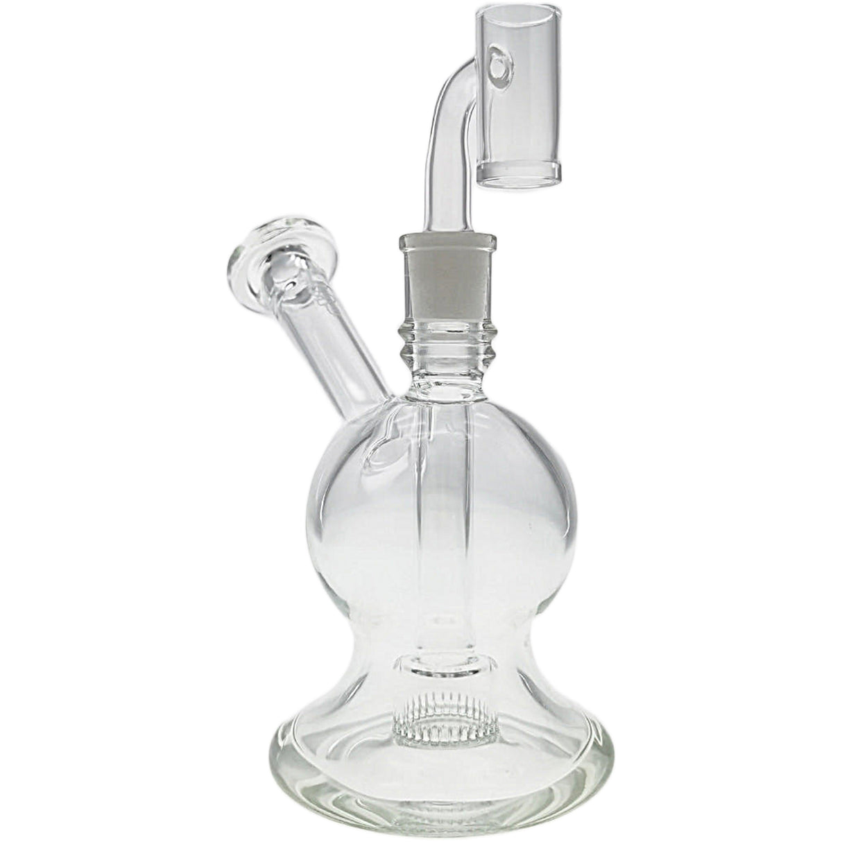 Thick Ass Glass 6" Globe Rig w/ Froth Showerhead Percolator 14MM Female