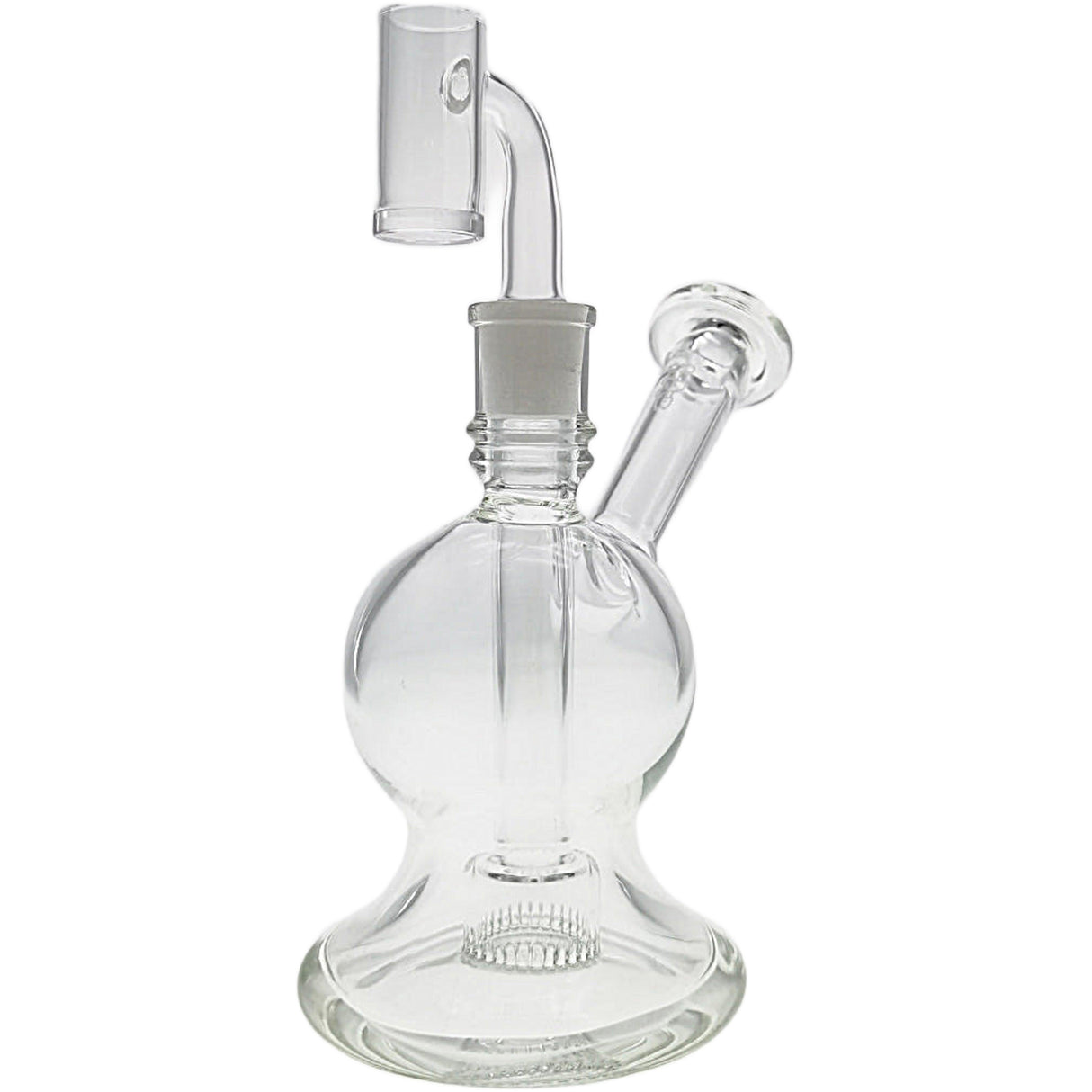 Thick Ass Glass 6" Globe Rig w/ Froth Showerhead Percolator 14MM Female