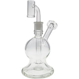 Thick Ass Glass 6" Globe Rig w/ Froth Showerhead Percolator 14MM Female