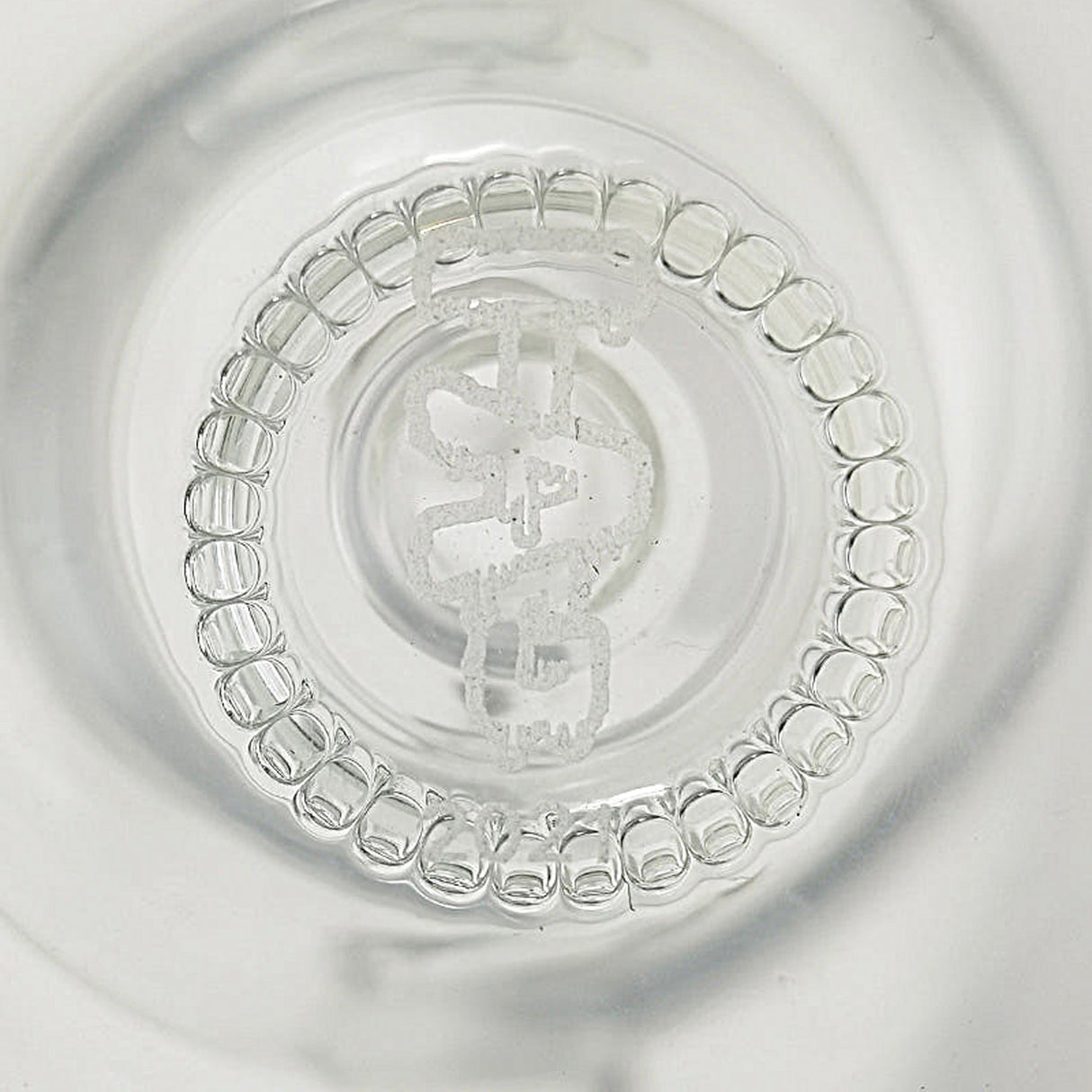 Thick Ass Glass 6" Globe Rig w/ Froth Showerhead Percolator 14MM Female