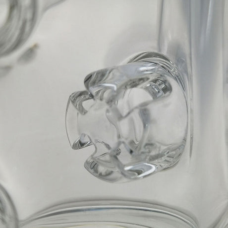 Thick Ass Glass 7" Mini Klein Bong - Hammer Head Perc, 10mm Female, 4mm Thick