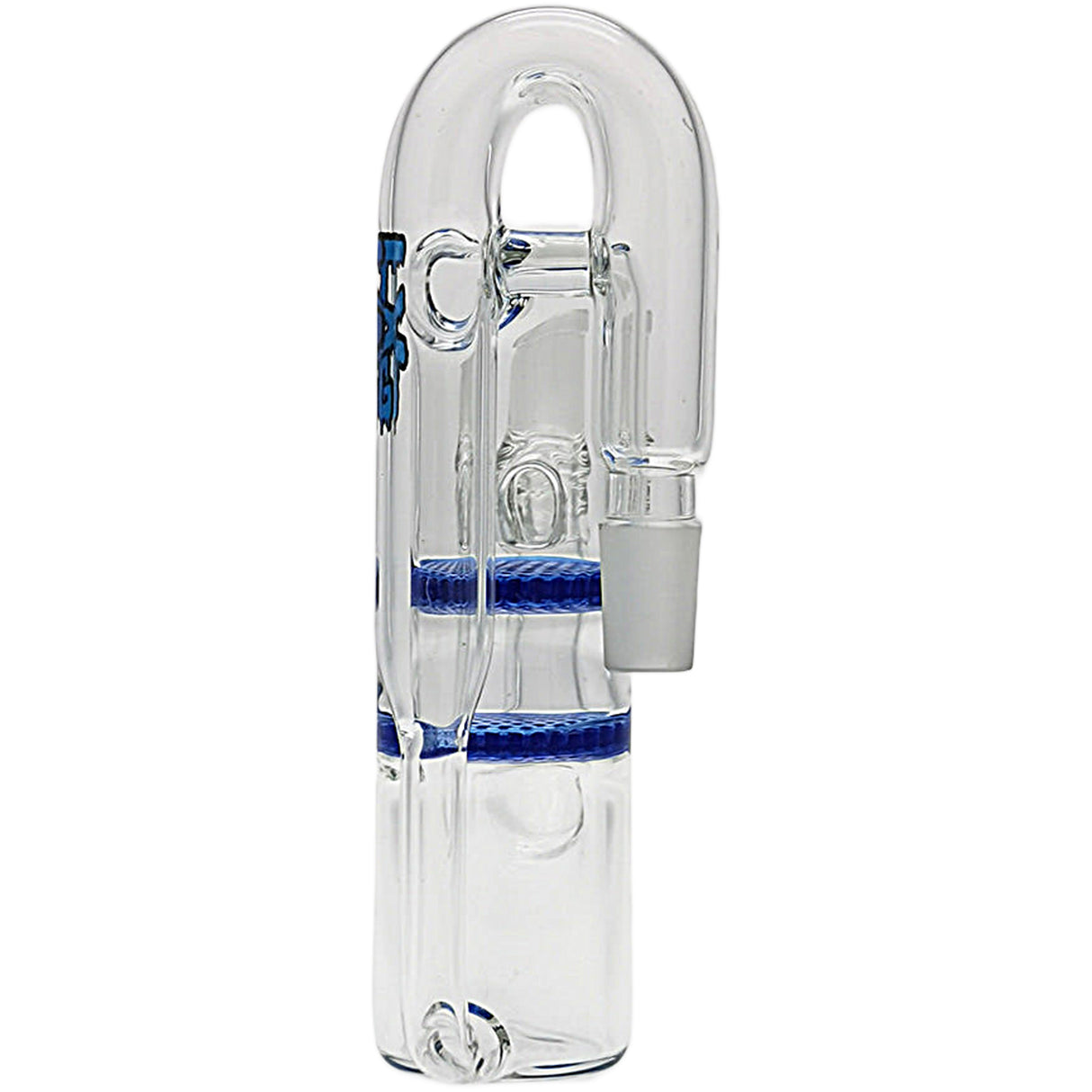 Thick Ass Glass 8.25" Double Honeycomb Ash Catcher 50x5mm with Recycling - 18MM Joint