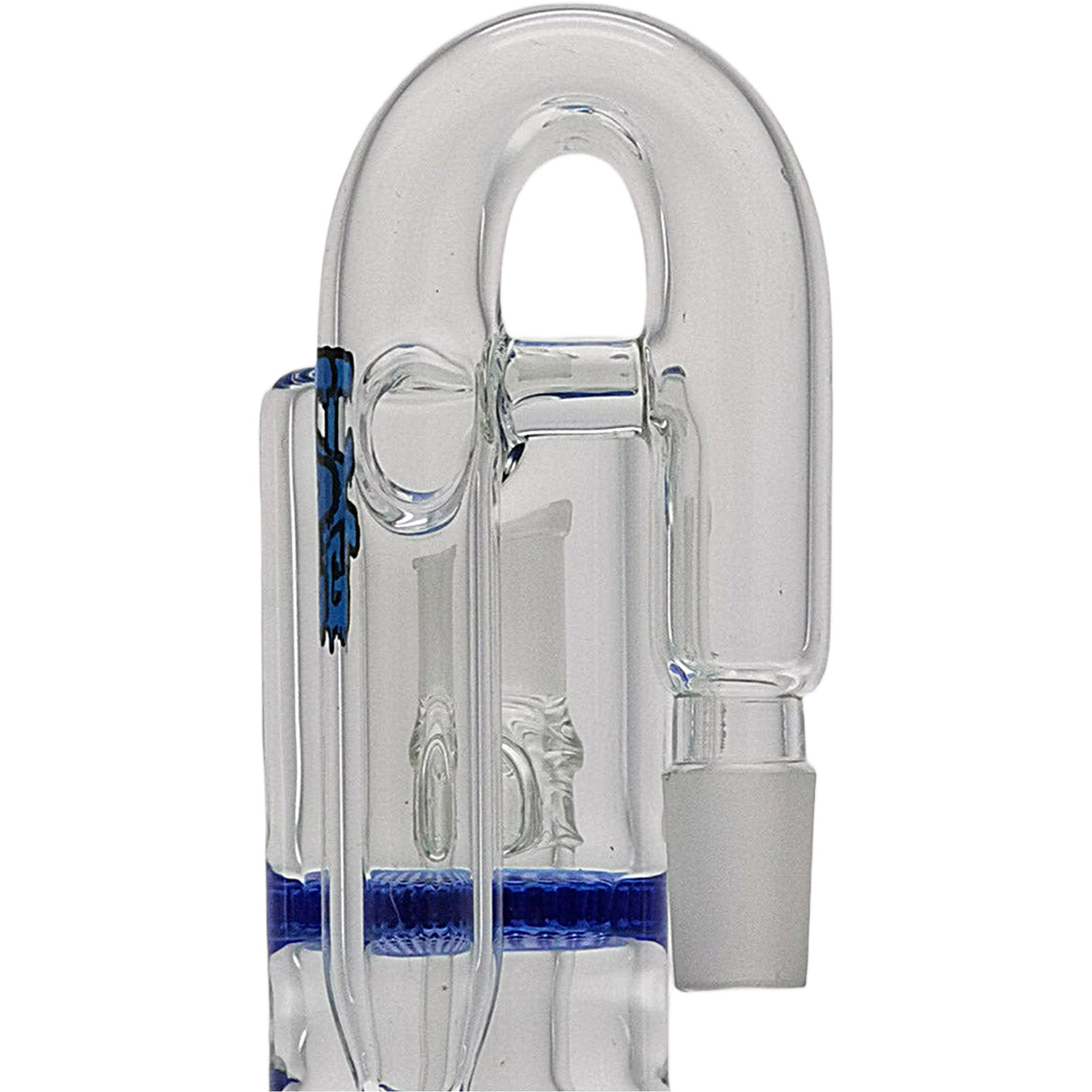 Thick Ass Glass 8.25" Double Honeycomb Ash Catcher 50x5mm with Recycling - 18MM Joint