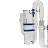 Thick Ass Glass 8.25" Double Honeycomb Ash Catcher 50x5mm with Recycling - 18MM Joint