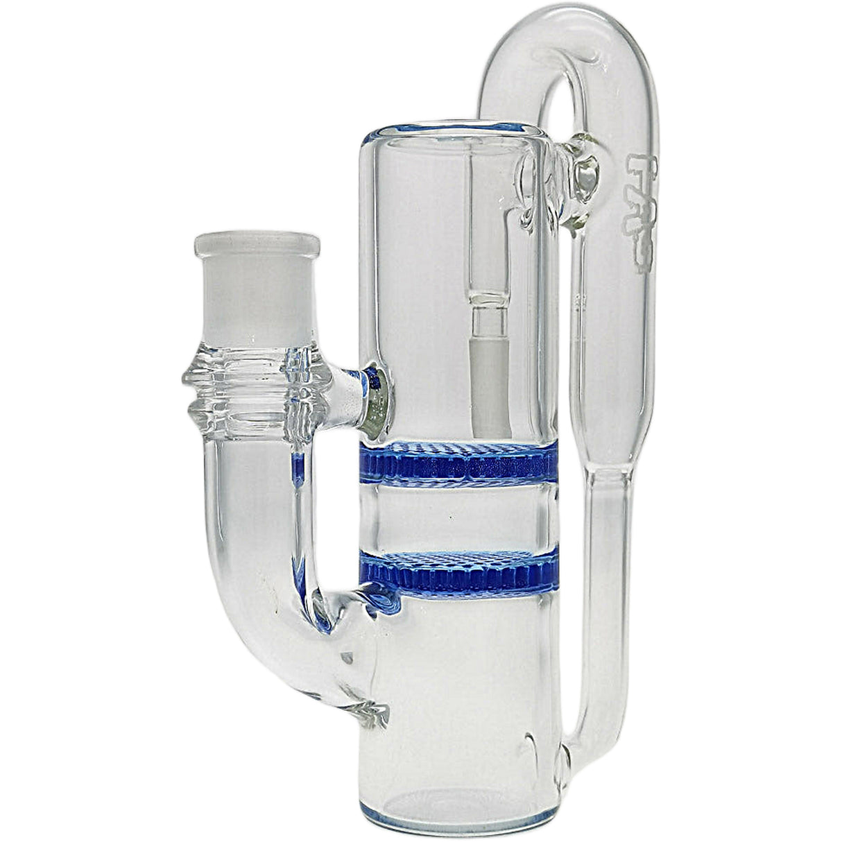 Thick Ass Glass 8.25" Double Honeycomb Ash Catcher 50x5mm with Recycling - 18MM Joint