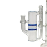 Thick Ass Glass 8.25" Double Honeycomb Ash Catcher 50x5mm with Recycling - 18MM Joint
