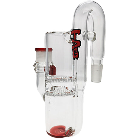 Thick Ass Glass 8.25" Double Honeycomb Ash Catcher 50x5mm with Recycling - 18MM Joint