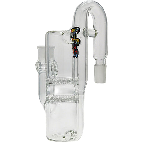 Thick Ass Glass 8.25" Double Honeycomb Ash Catcher 50x5mm with Recycling - 18MM Joint