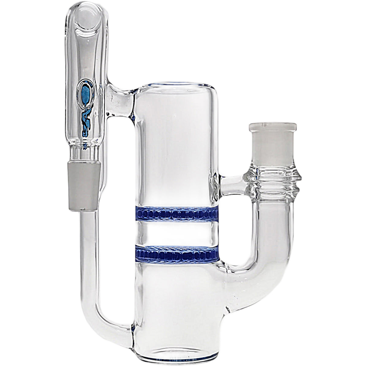 Thick Ass Glass 8.25" Double Honeycomb Ash Catcher 50x5mm with Recycling - 18MM Joint