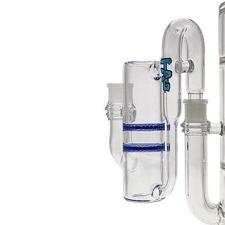 Thick Ass Glass 8.25" Double Honeycomb Ash Catcher 50x5mm with Recycling - 18MM Joint