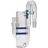 Thick Ass Glass 8.25" Double Honeycomb Ash Catcher 50x5mm with Recycling - 18MM Joint