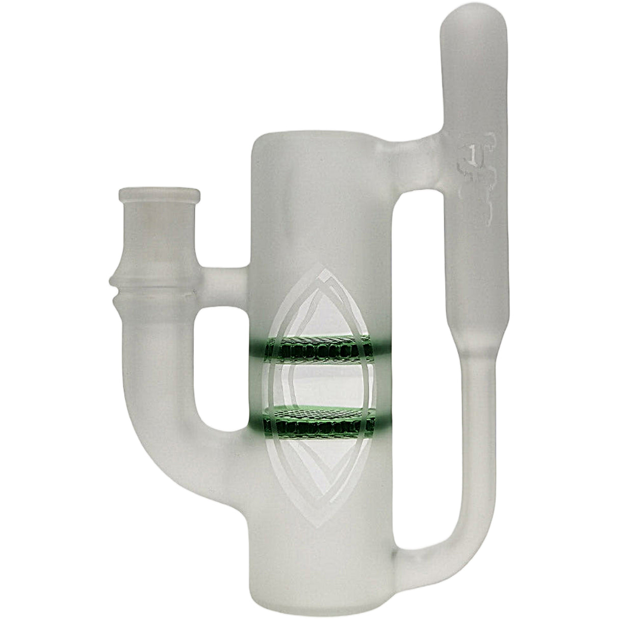 Thick Ass Glass 8.25" Double Honeycomb Ash Catcher 50x5mm with Recycling - 18MM Joint