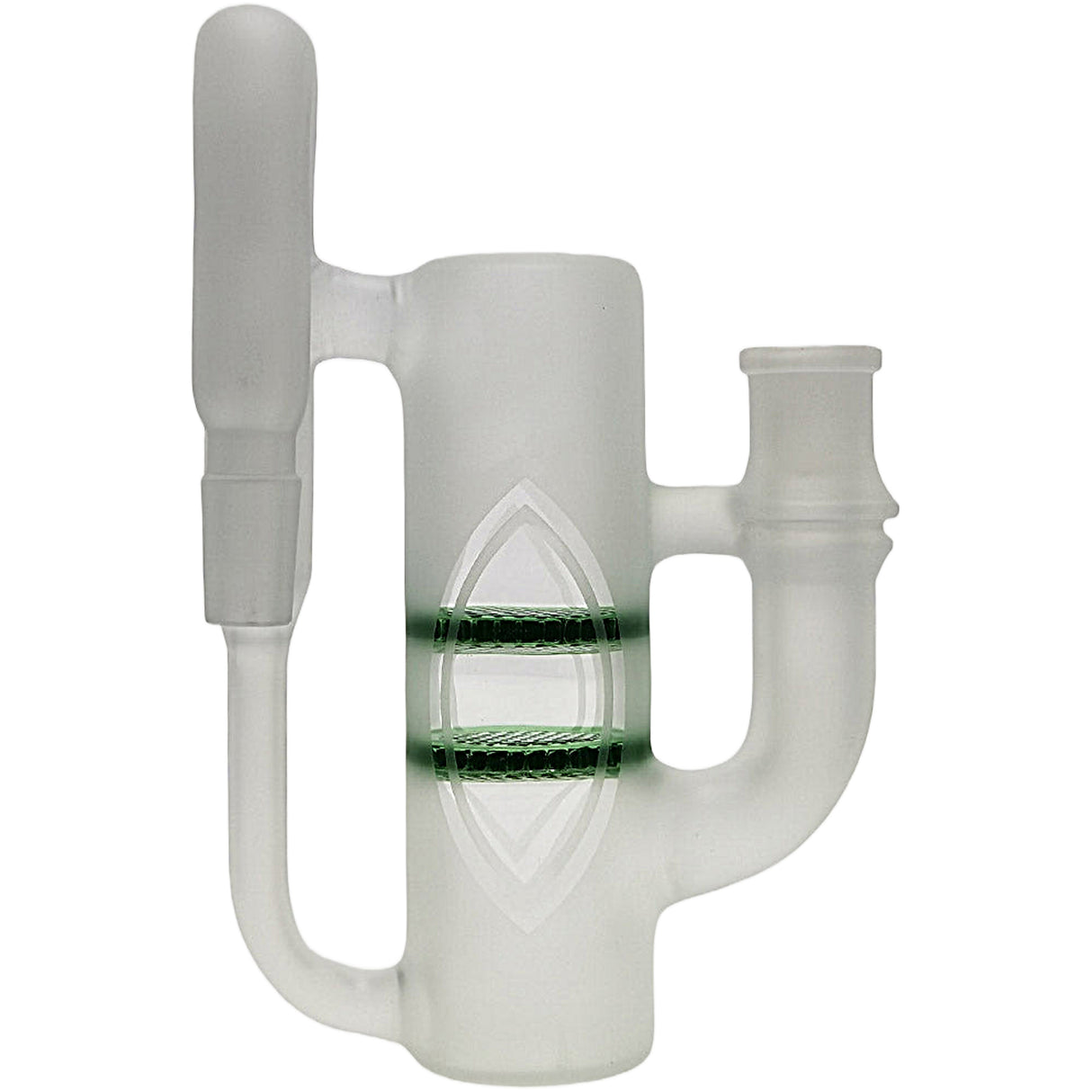 Thick Ass Glass 8.25" Double Honeycomb Ash Catcher 50x5mm with Recycling - 18MM Joint