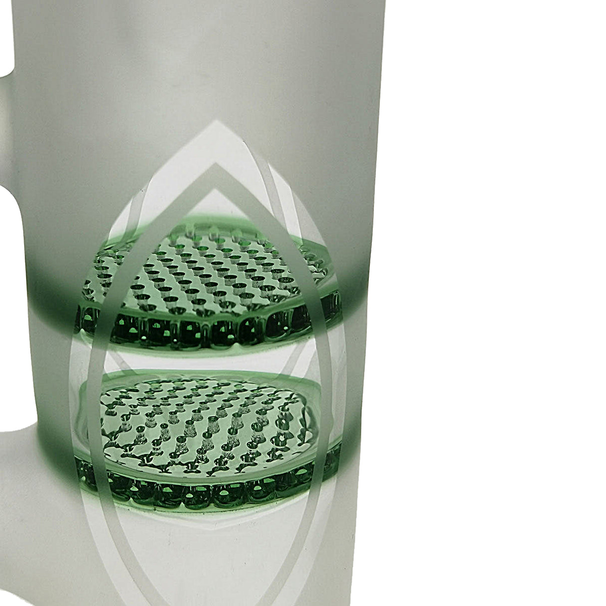 Thick Ass Glass 8.25" Double Honeycomb Ash Catcher 50x5mm with Recycling - 18MM Joint