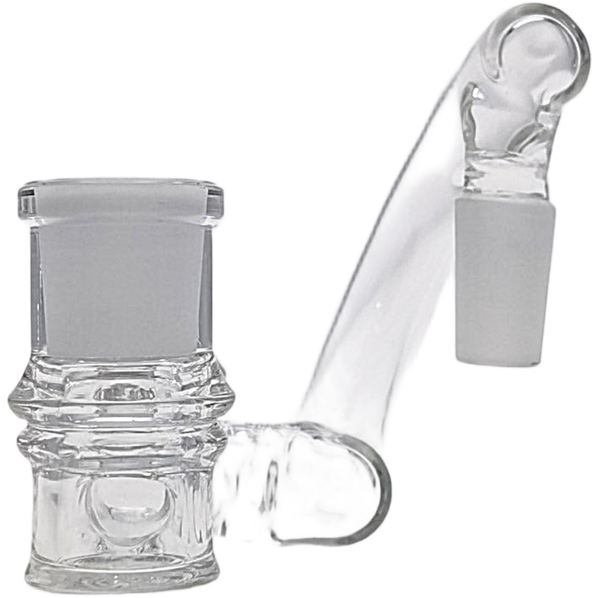 Thick Ass Glass No-Drop Double Joint Bong Adapter