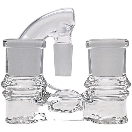 Thick Ass Glass No-Drop Double Joint Bong Adapter